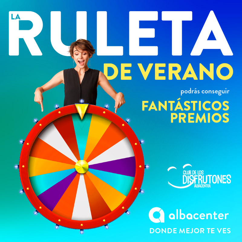 ¡La suerte está de tu lado en Albacenter! 🌀🎁💝